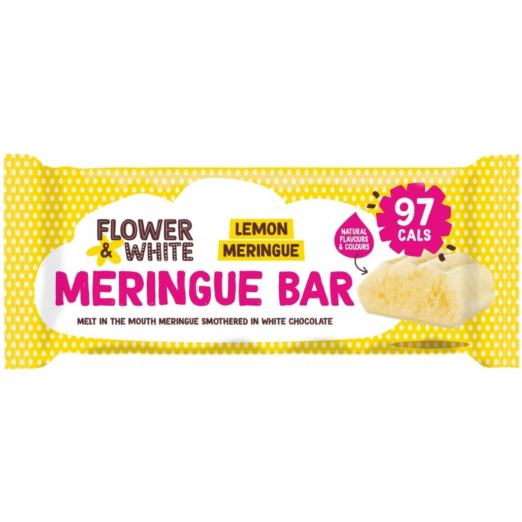 Flower & White Meringue Bar - Lemon Meringue 20g