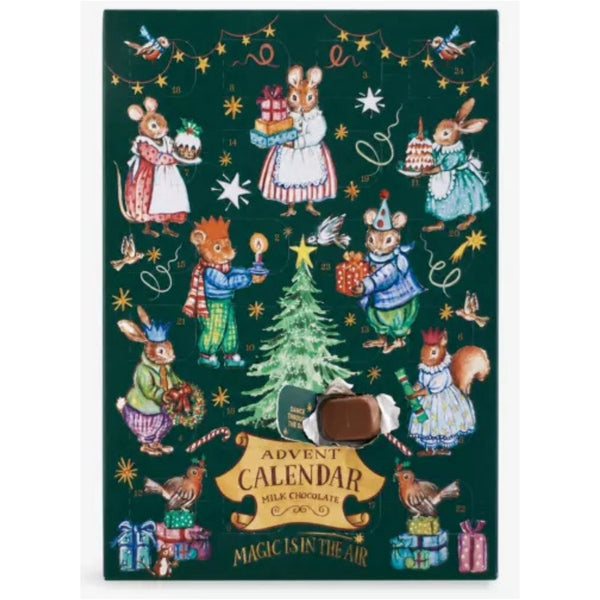 The Chocolate Gift Company Amy Swann Mini Milk Chocolate Advent Calendar 50g