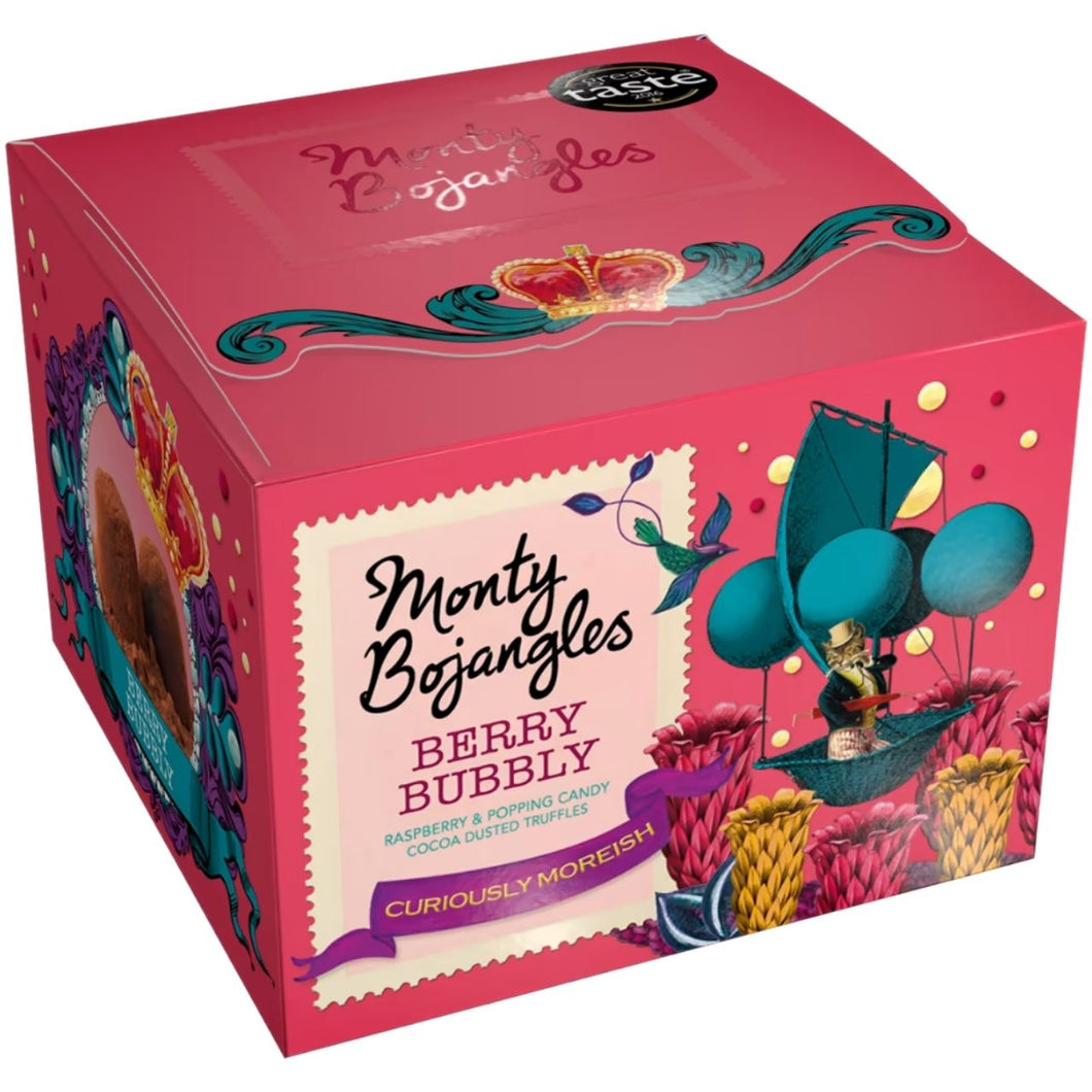 Monty Bojangles Berry Bubbly Cocoa Dusted Truffles 150g