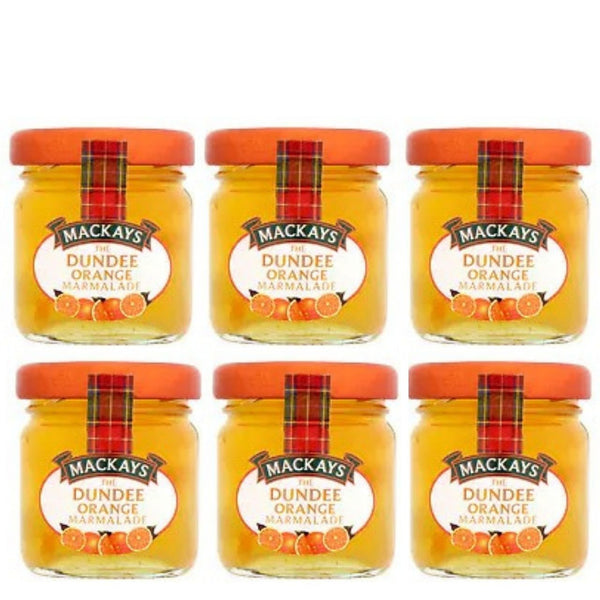 Mackays Mini Dundee Marmalade Mini Jar 42g,  Pack of 6