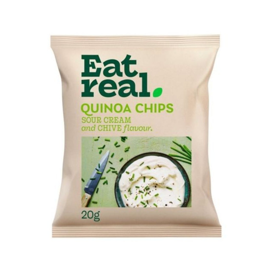 Eat Real Sour Cream & Chive Quinoa Chips 20g