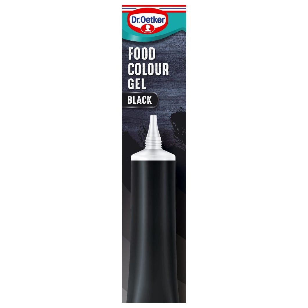 Dr. Oetker Extra Strong Food Colour Gel - Black 15g