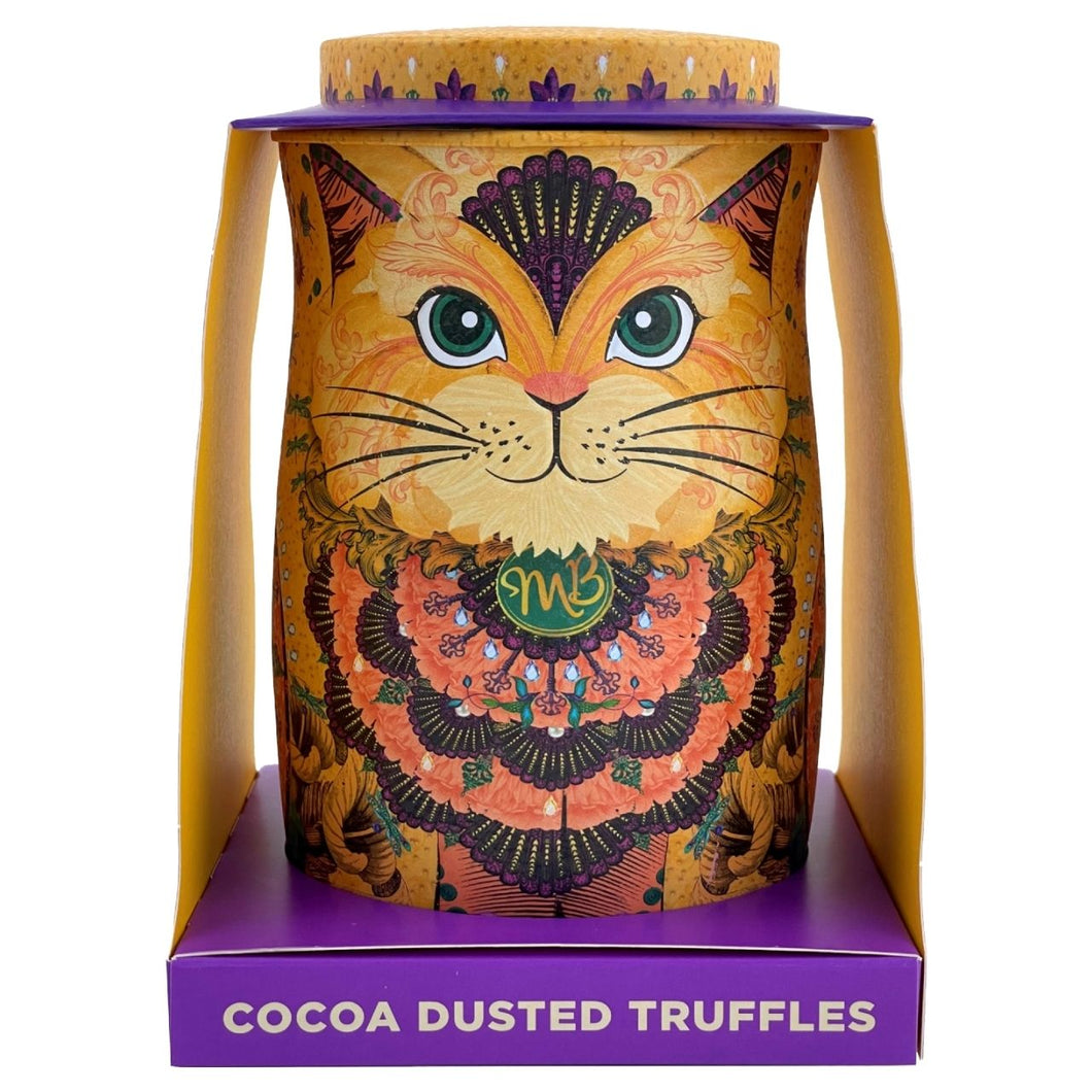 Monty Bojangles Flutter Scotch Truffles in Savanna Gold Cat Tin 135g