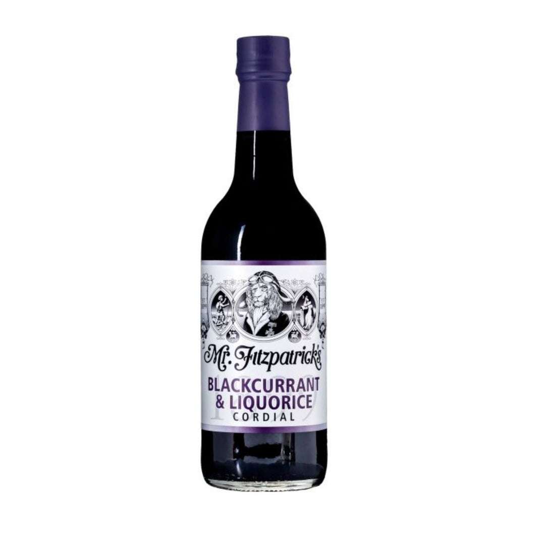 Mr Fitzpatrick's Blackcurrant & Liquorice Cordial 500ml
