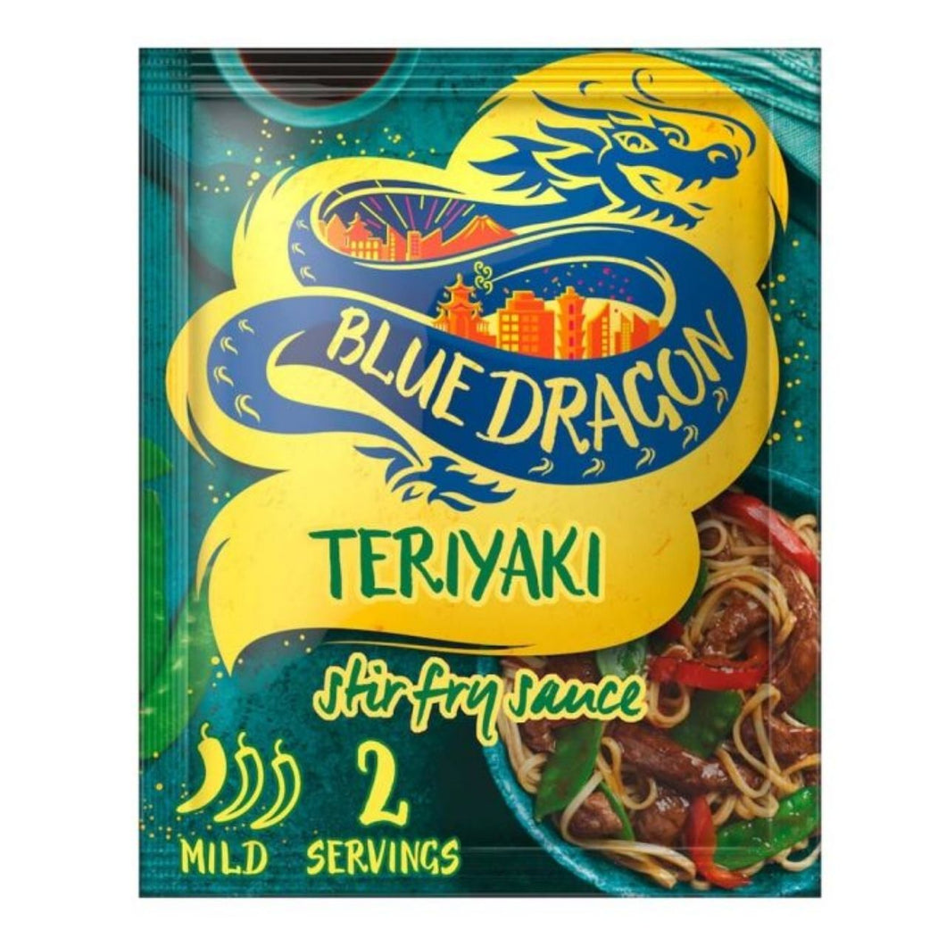 Blue Dragon Teriyaki Stir Fry Sauce Sachets 120g
