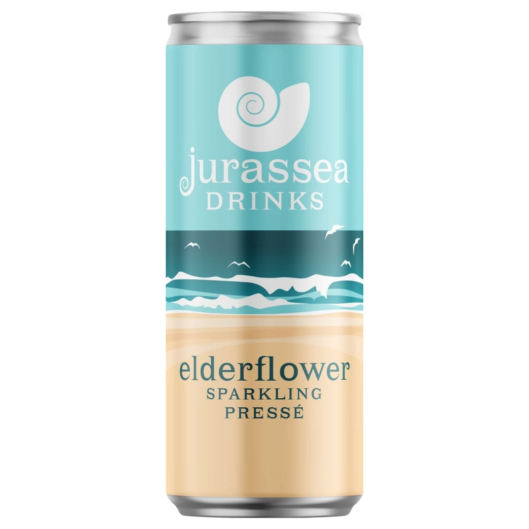 Jurassic Drinks Elderflower Sparkling Presse - Can 250ml