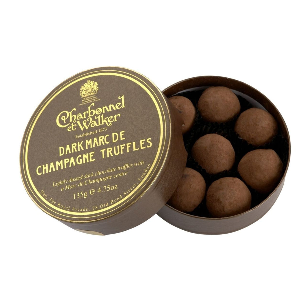 Charbonnel et Walker Dark Marc de Champagne Chocolate Truffles
