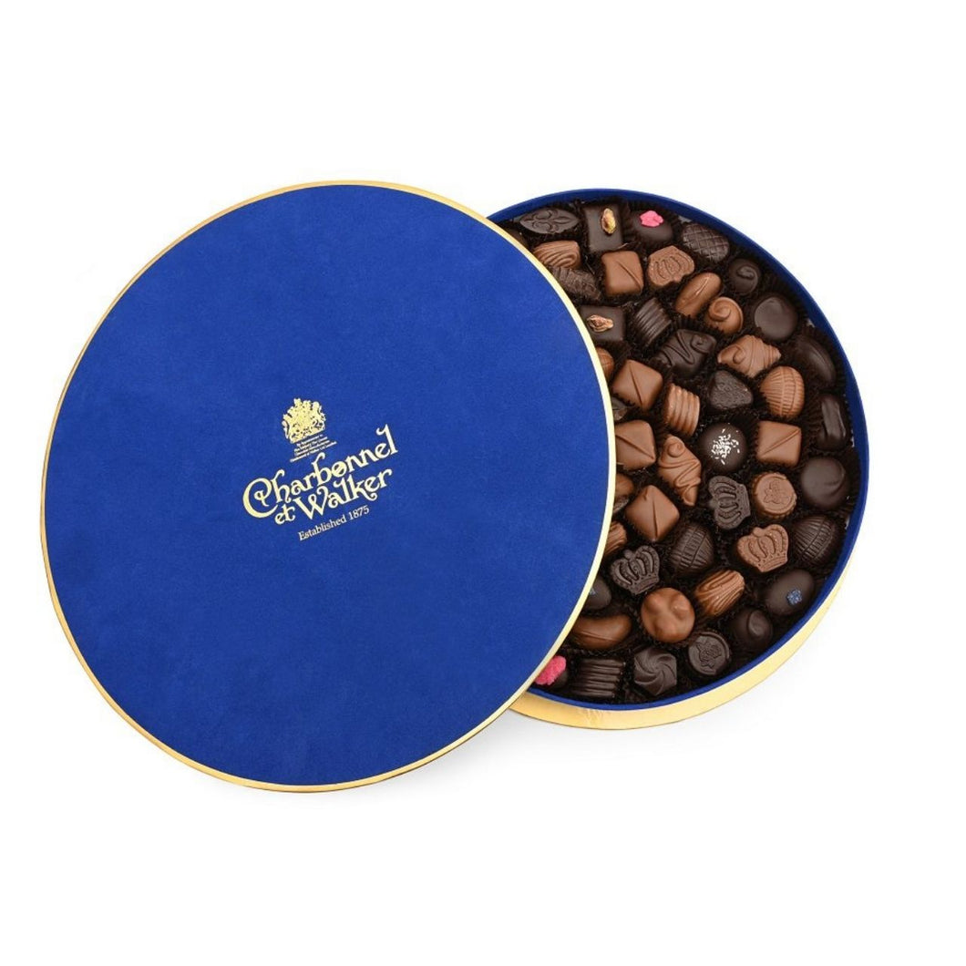 Charbonnel et Walker Luxurious Boite Marine 1000g with Fine Milk and Dark Chocolates (without alcohol)