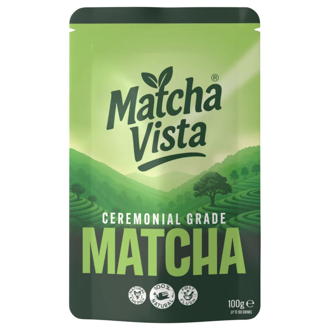 Matcha Vista Ceremonial Grade Matcha Powder 100g