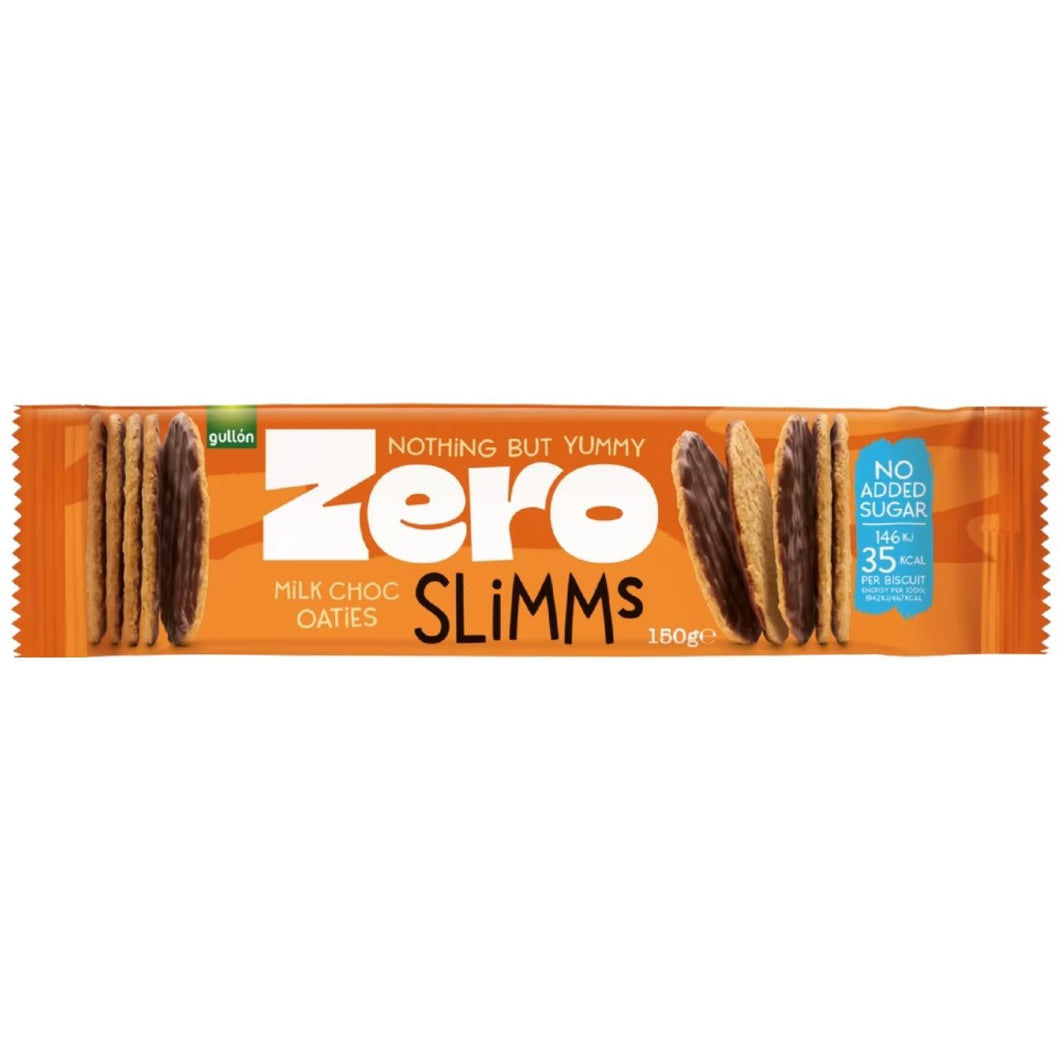 Gullon Zero Slimms - No Added Sugar Milk Choc Oaties 150g