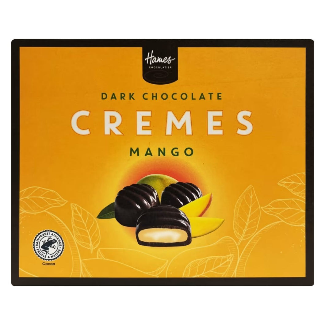 Hames Dark Chocolate Cremes - Mango 88g