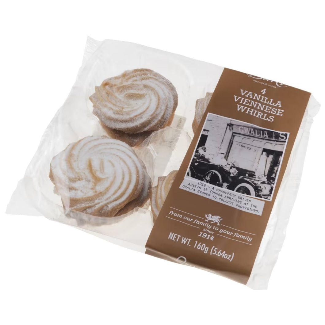 Burts The Bakers 4 Vanilla & Strawberry Viennese Whirls 160g