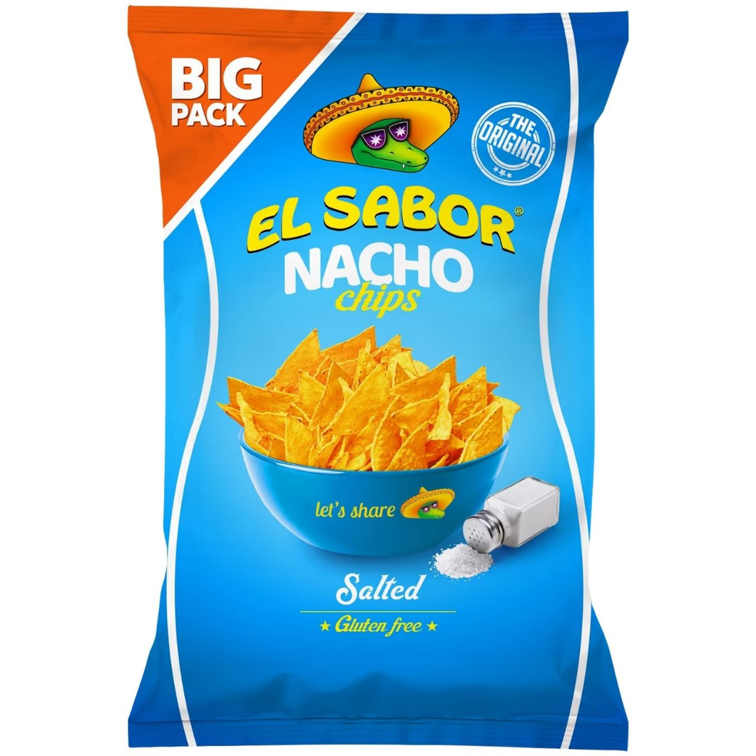 El Sabor Nacho Chips - Salted 180g