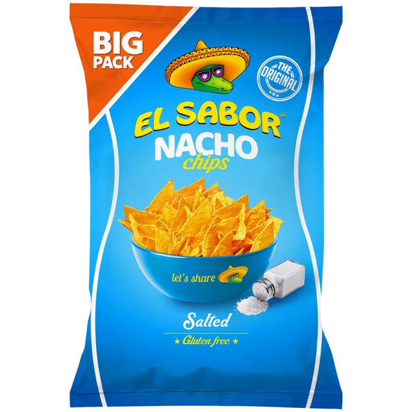 El Sabor Nacho Chips - Salted 180g