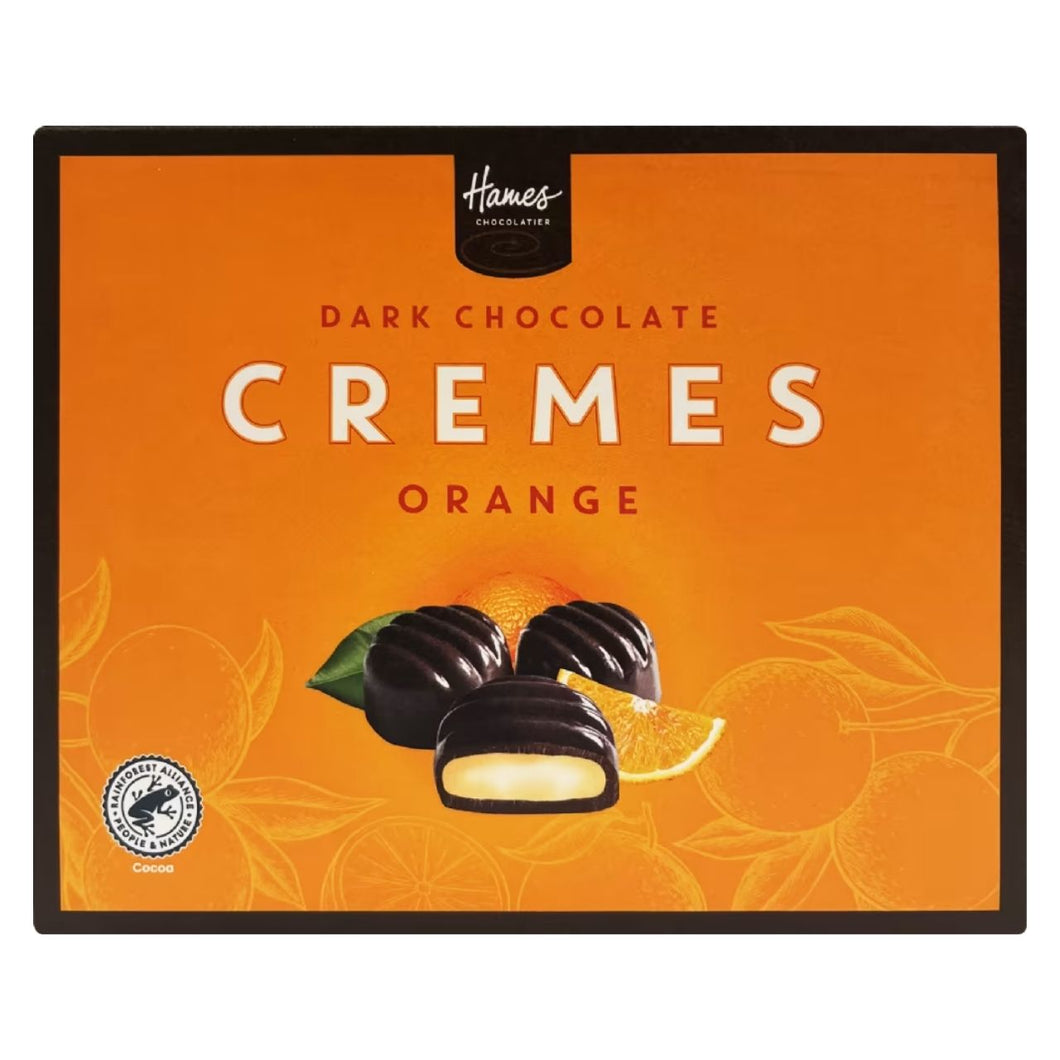 Hames Dark Chocolate Cremes - Orange 88g