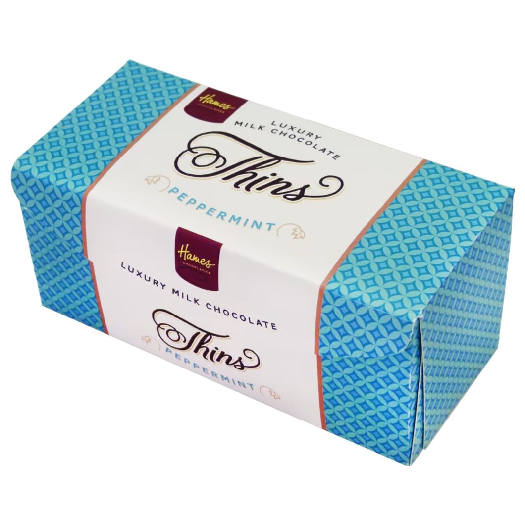 Hames Luxury Milk Chocolate Peppermint Thins 145g