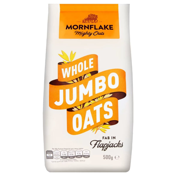 Mornflake Whole Jumbo Oats - Bag 500g