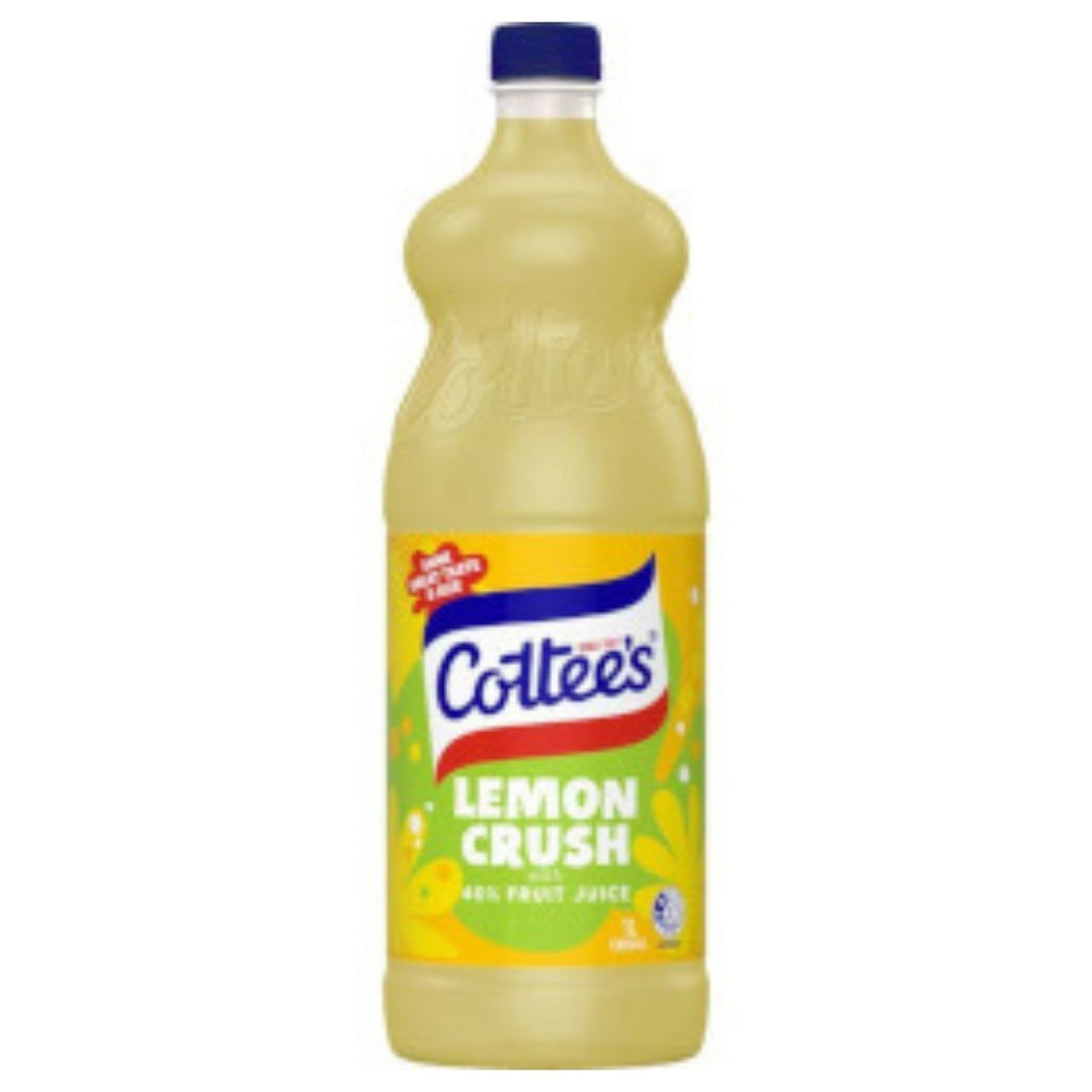 Cottees Cordial - Lemon Crush (1lt)