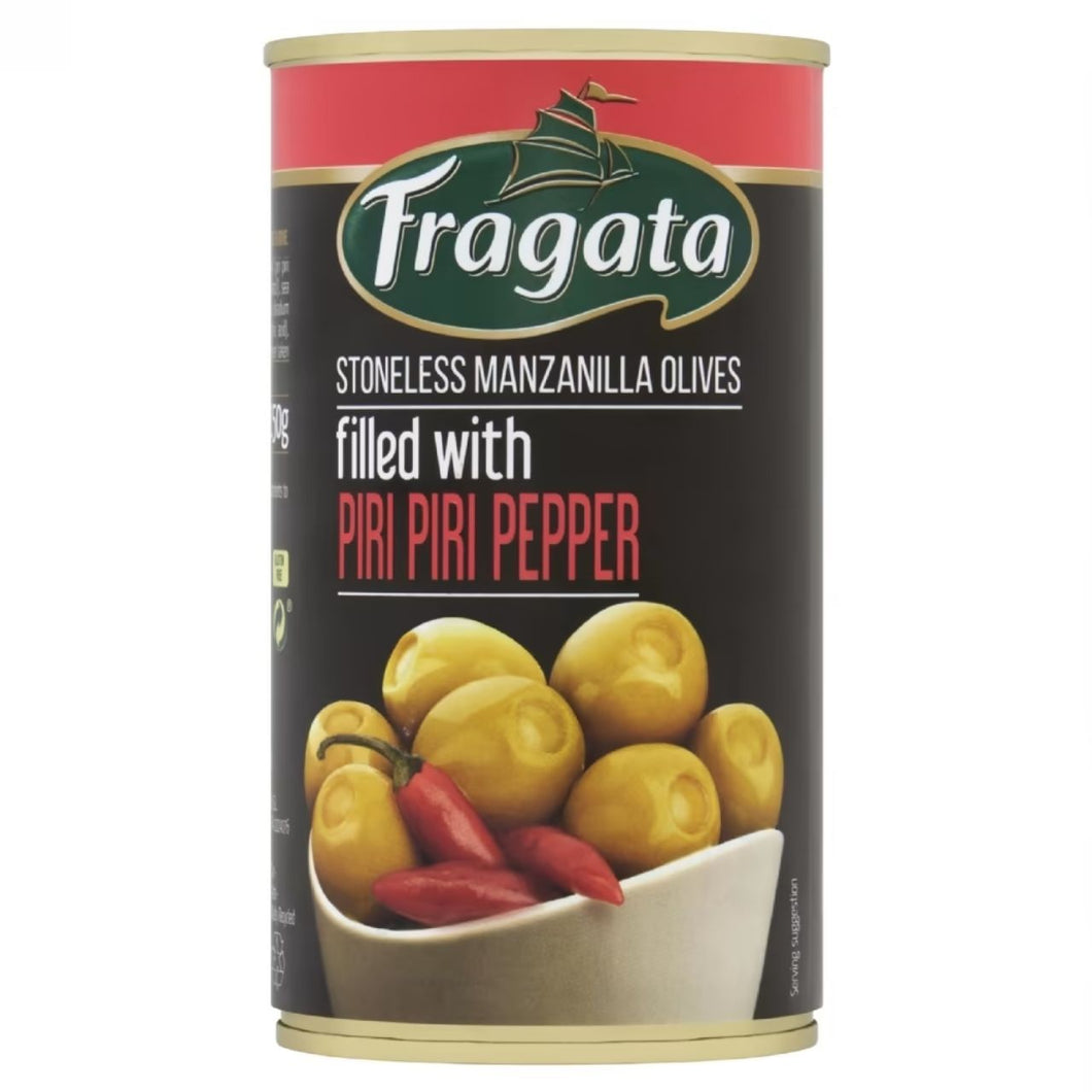 Fragata Stoneless Manzanilla Olives filled with Piri Piri Pepper 350g