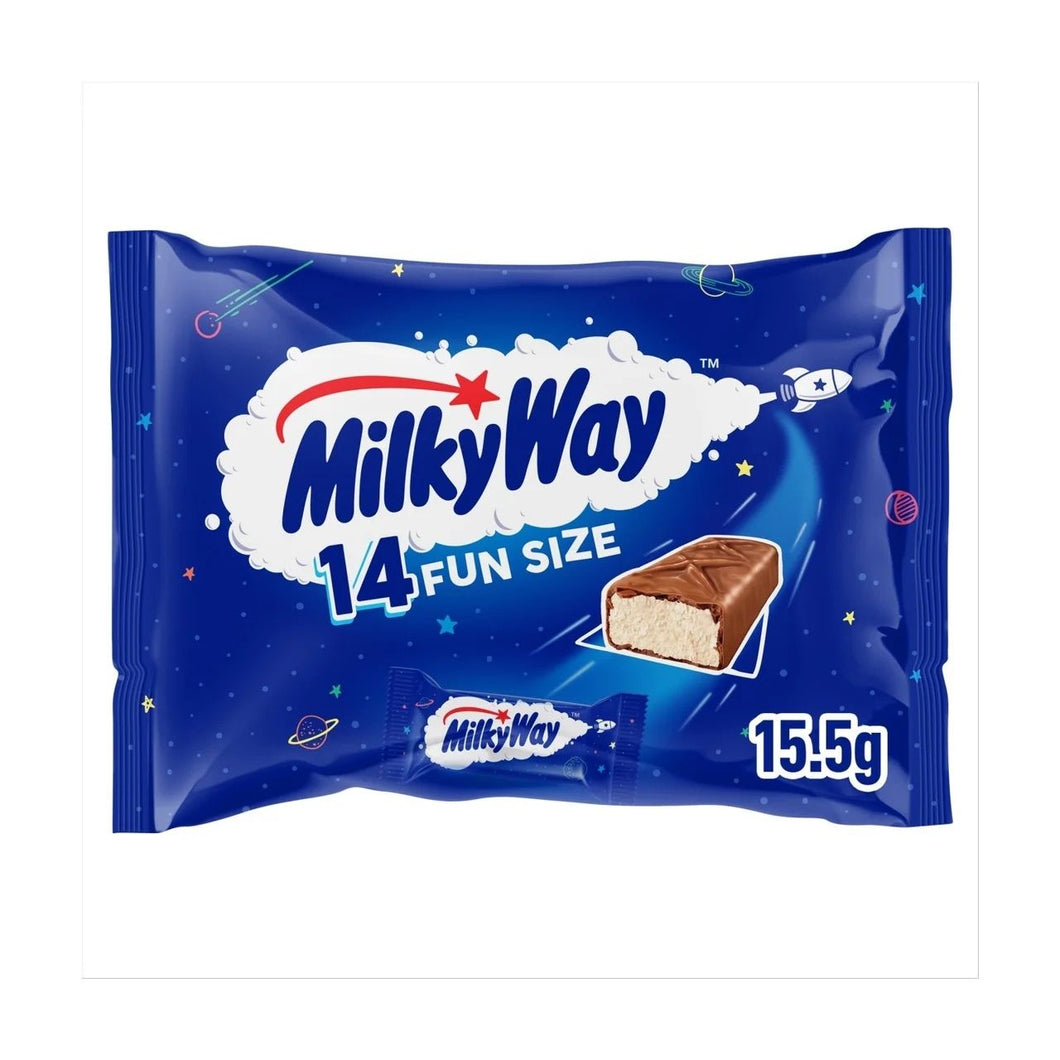 Milky Way Nougat & Milk Chocolate Funsize Snack Bars Multipack 14 per pack