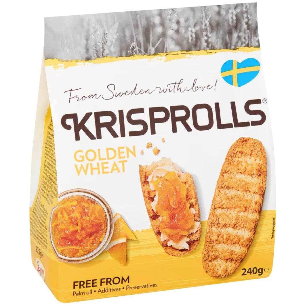 Pagen Golden Wheat Krisprolls 240g