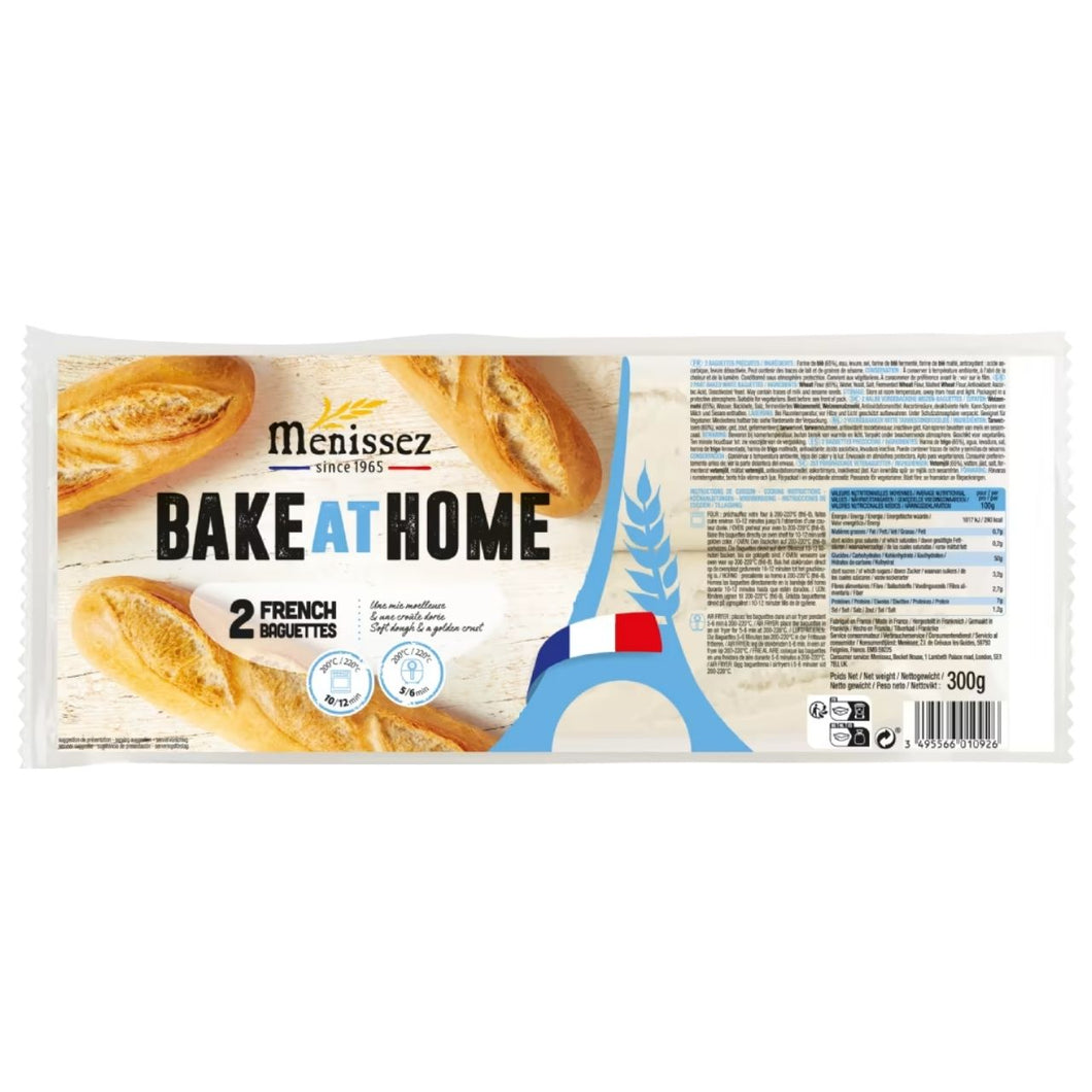 Menissez Bake At Home - 2 French Baguettes 300g
