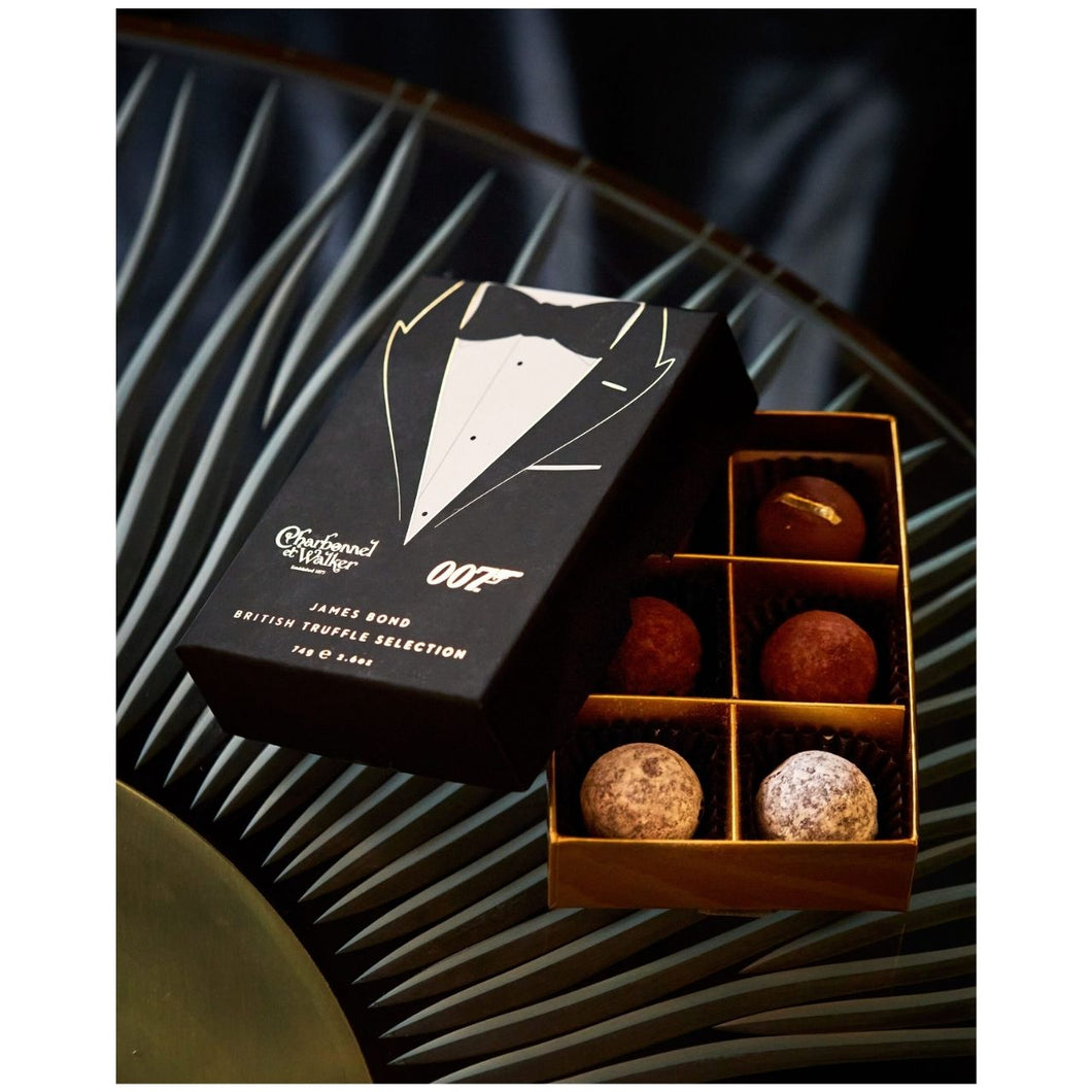 Charbonnel et Walker 007 James Bond Black Tie Truffle Selection Box