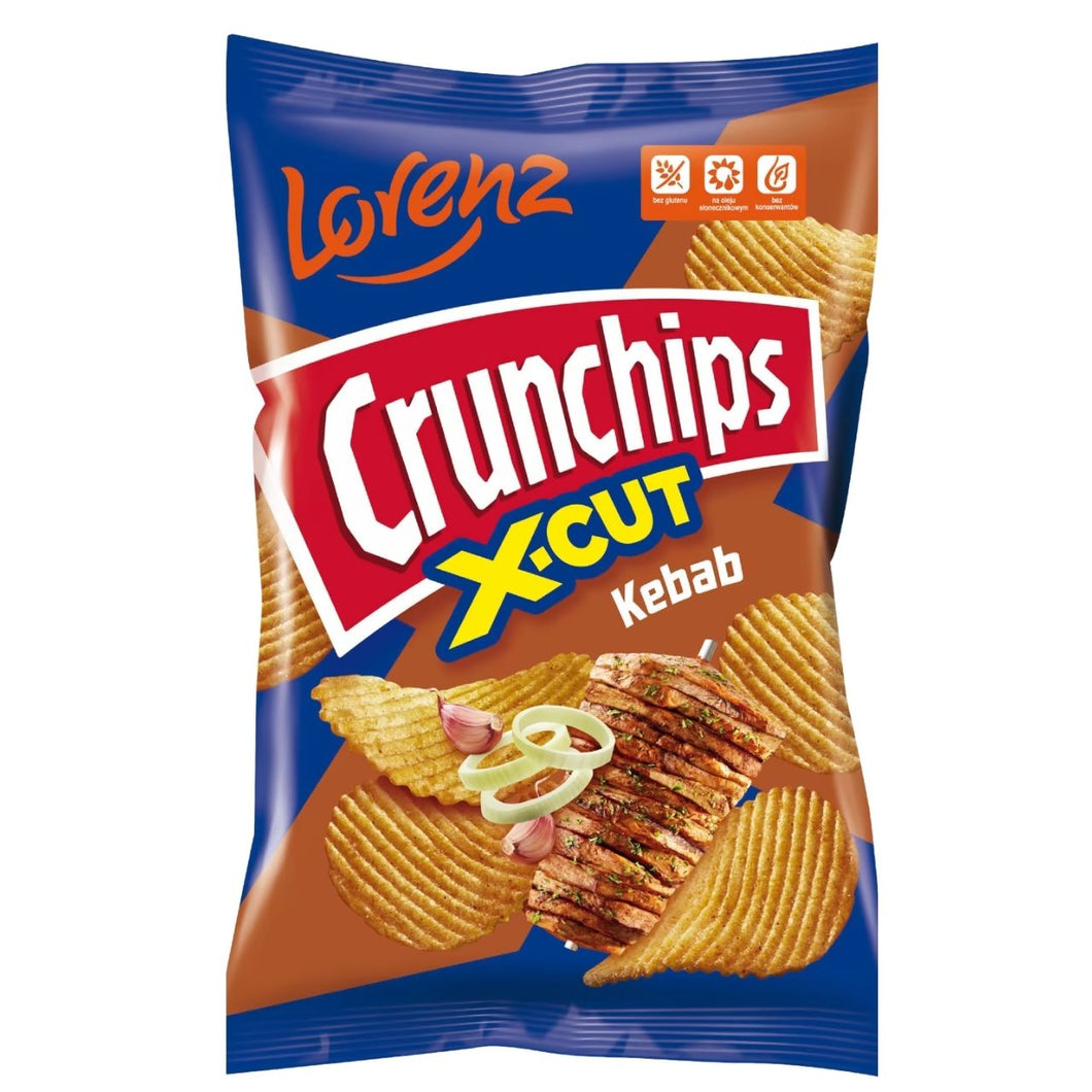 Lorenz Crunchips X-Cut - Kebab 130g