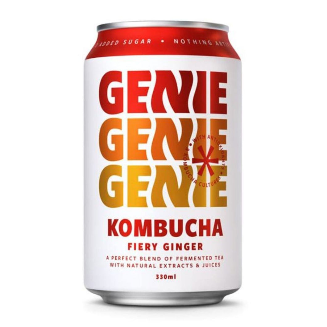 Genie Fiery Ginger Kombucha 330ml