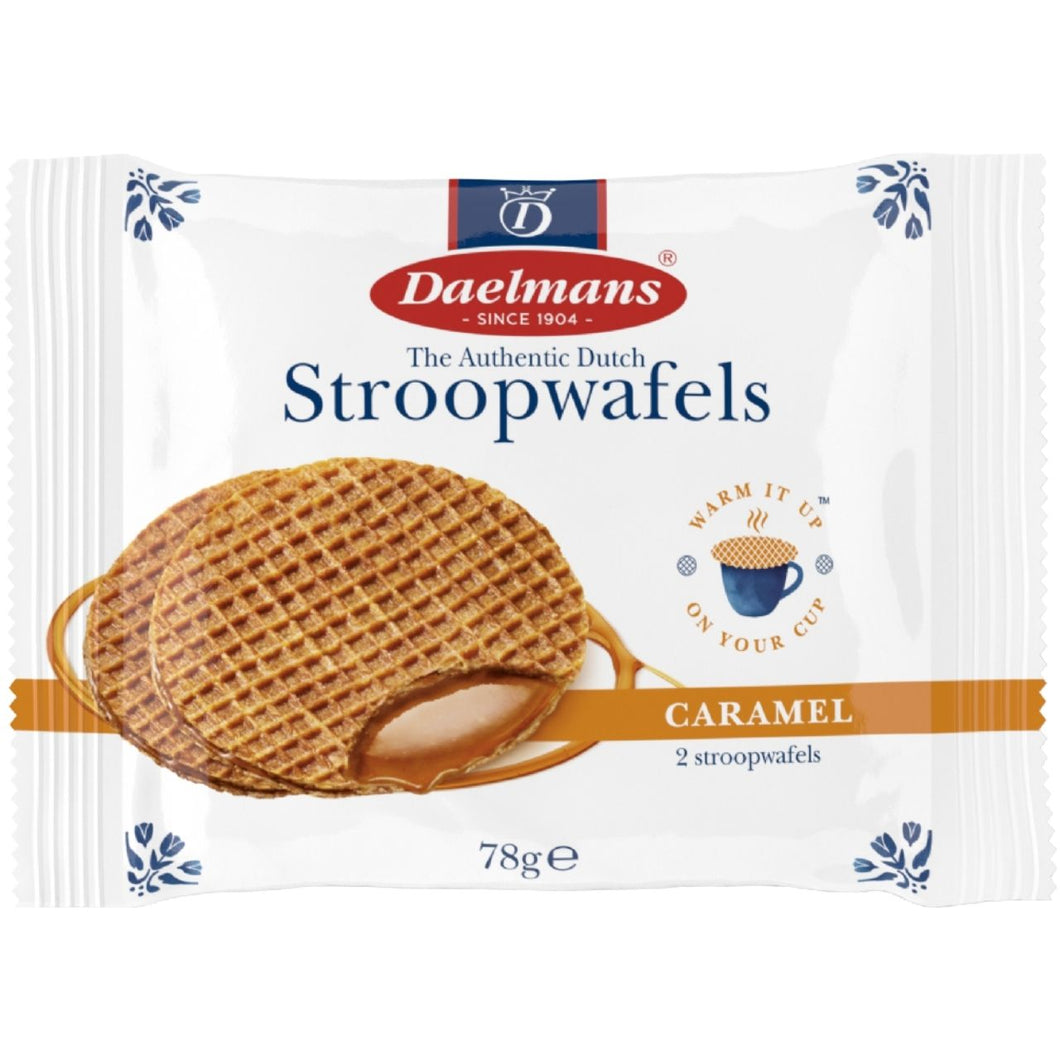 Daelmans 2 Jumbo Stroopwafels - Caramel 78g