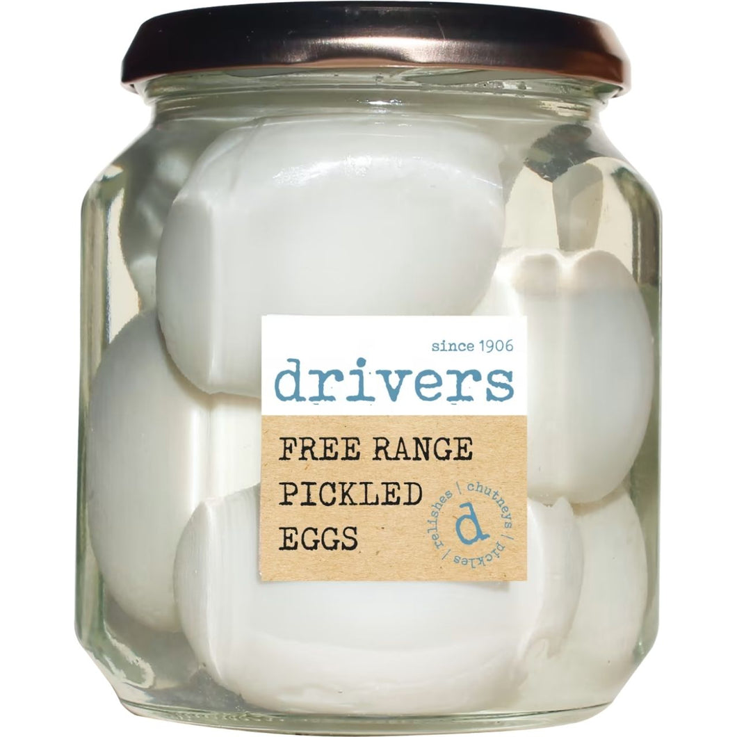 Drivers Free Range Pickled Eggs in Distilled Malt Vinegar 550g