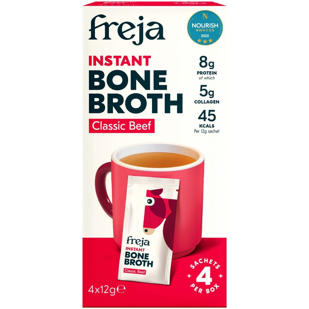 Freja Instant Classic Beef Bone Broth - 4 Sachets 48g