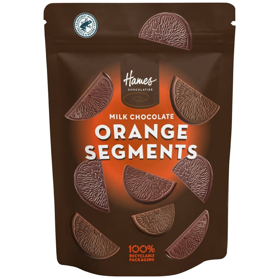 Hames Milk Chocolate Orange Segments 100g