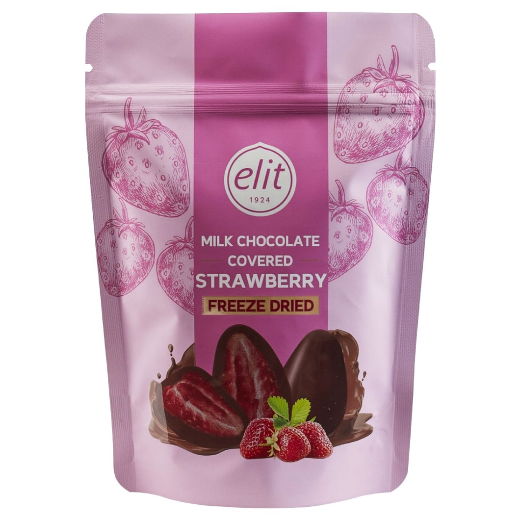 Elit Milk Chocolate Covered Strawberry - Freeze Dried 80g