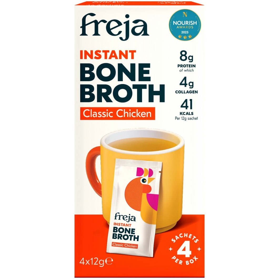 Freja Instant Classic Chicken Bone Broth - 4 Sachets 48g