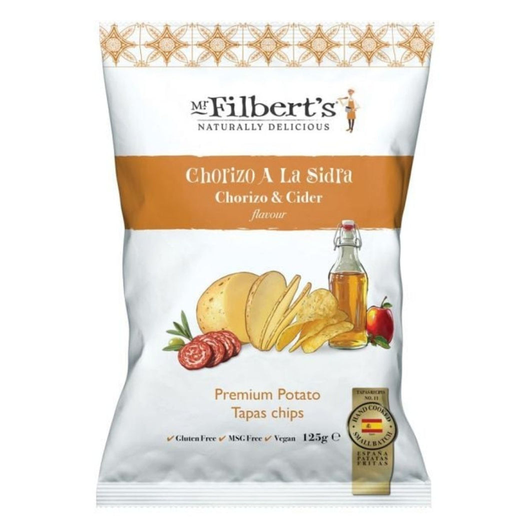 Mr Filberts Chorizo & Cider Crisps 125g