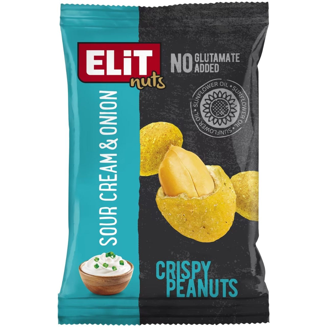 Elit Nuts Crispy Peanuts - Sour Cream & Onion 70g
