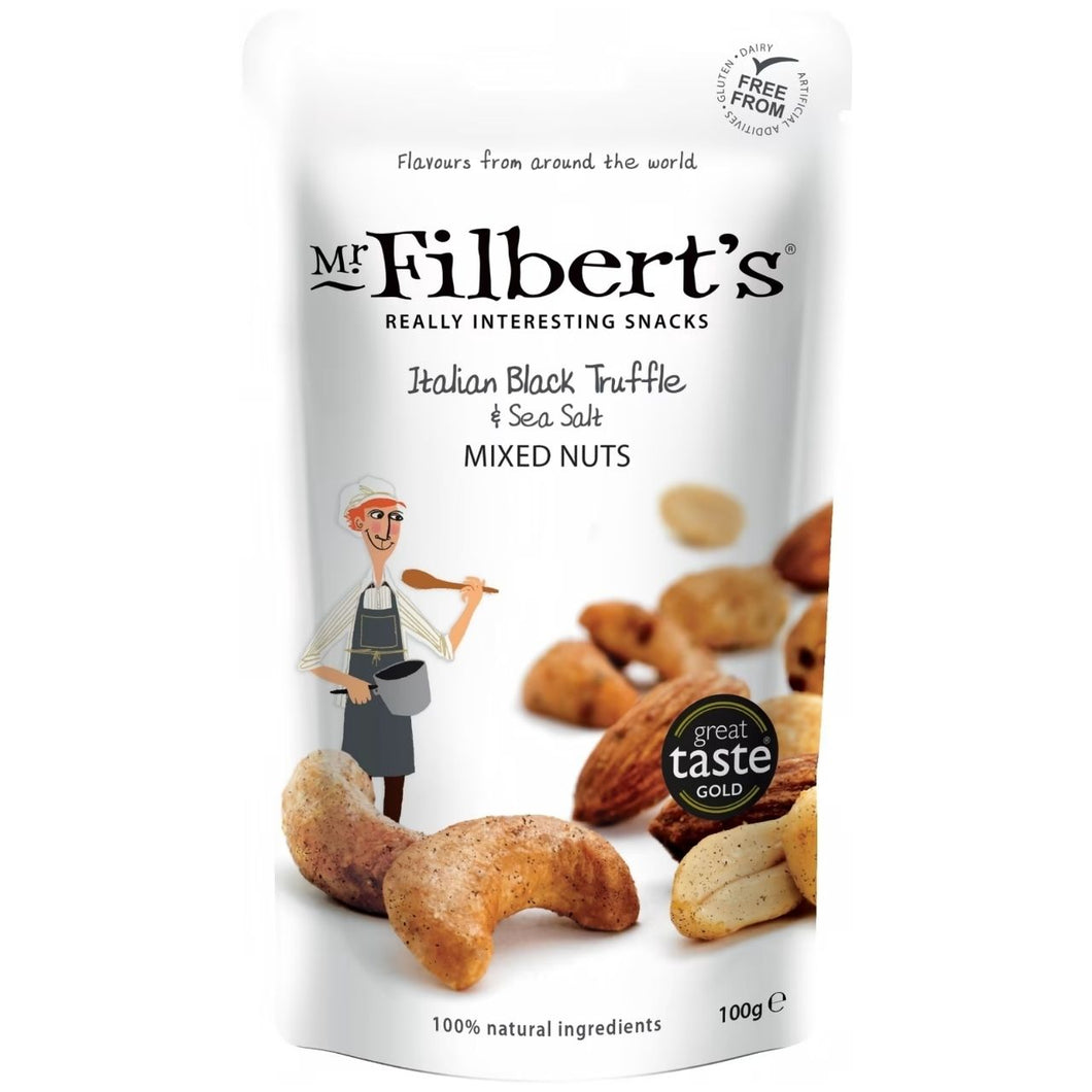 Mr Filbert's Italian Black Truffle & Sea Salt Mixed Nuts 100g