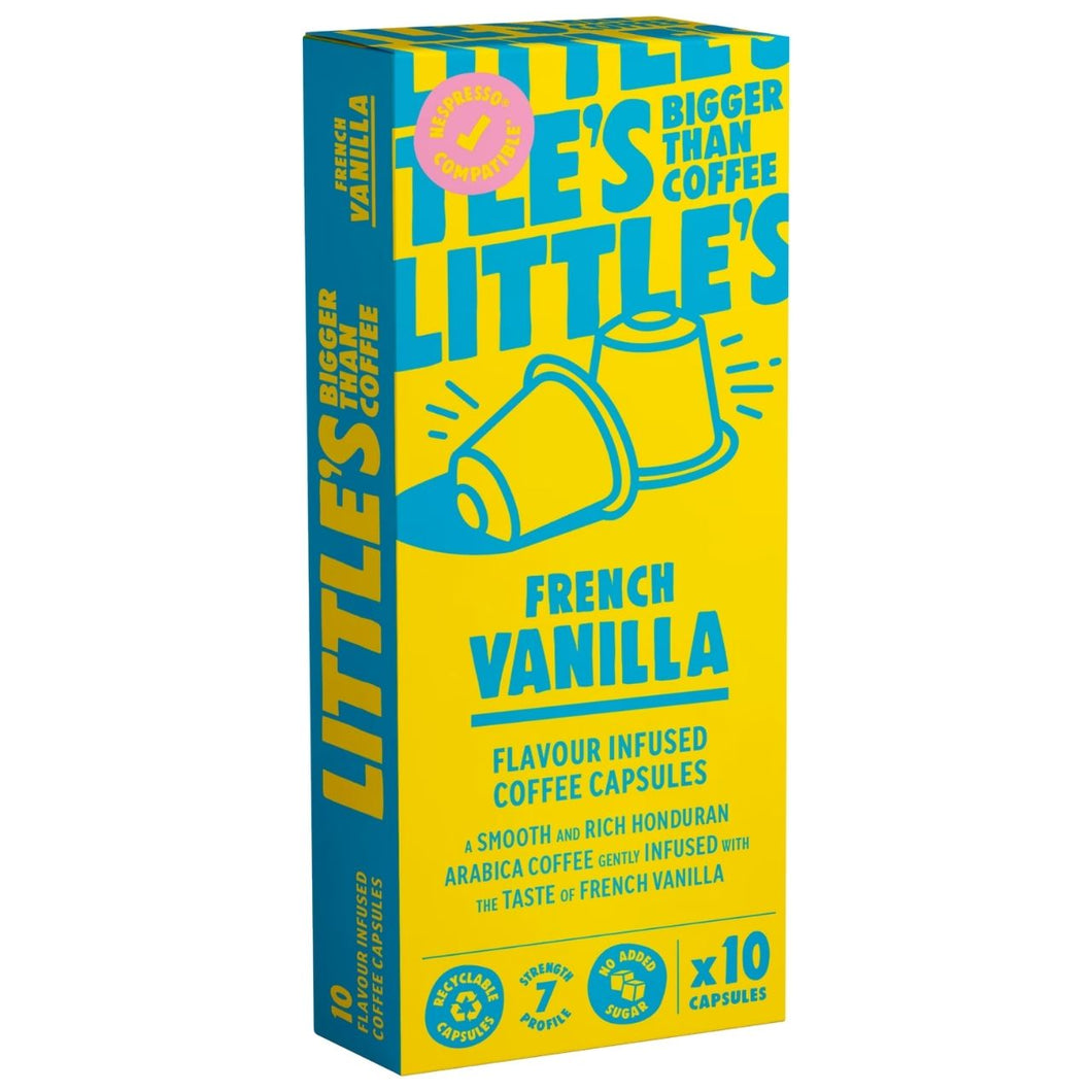 Little's French Vanilla Flavour Nespresso Compatible Coffee Capsules (10x5.2g)