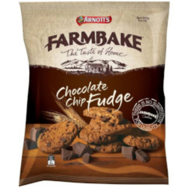 Arnotts Farmbake Cookies Chocolate Chip Fudge (310g)