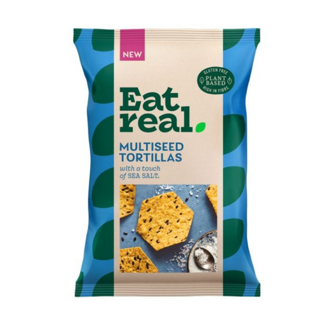 Eat Real Multiseed Tortilla Sea Salt Chips 160g