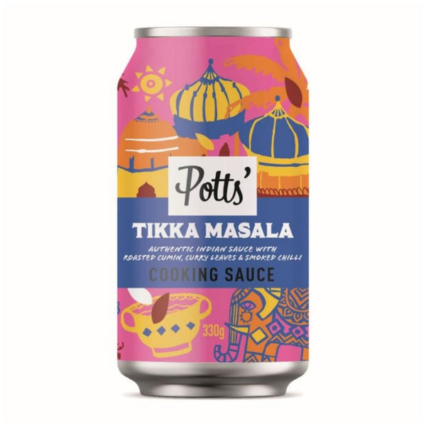 Potts Tikka Masala Cooking Sauce Can 330g