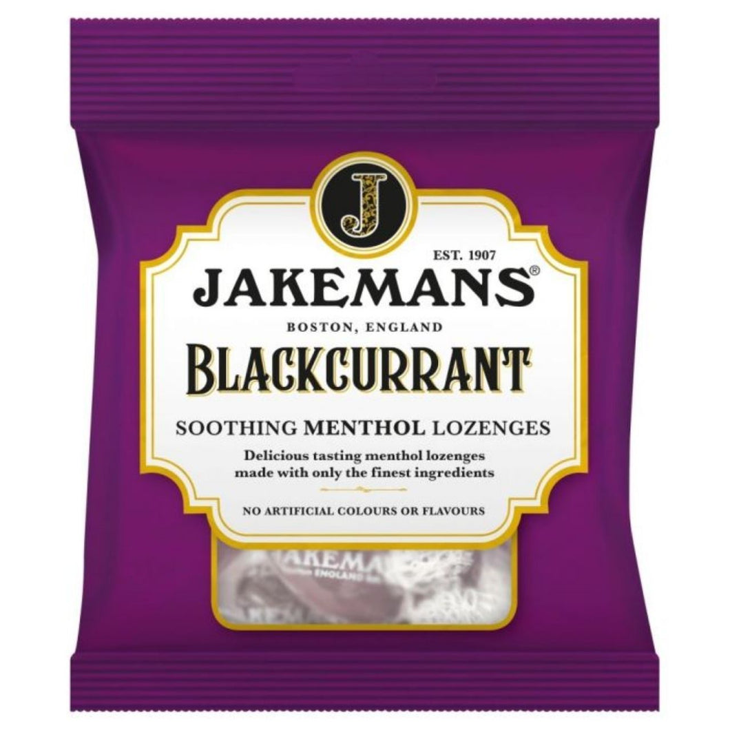 Jakemans Blackcurrant Menthol Soothing Menthol Sweets 73g