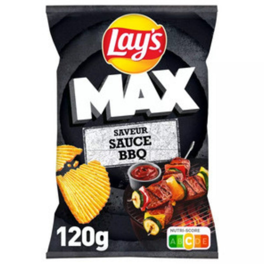 Lays Chips MAX Sauce BBQ 120g