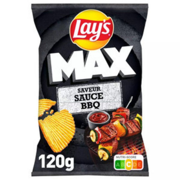 Lays Chips MAX Sauce BBQ 120g