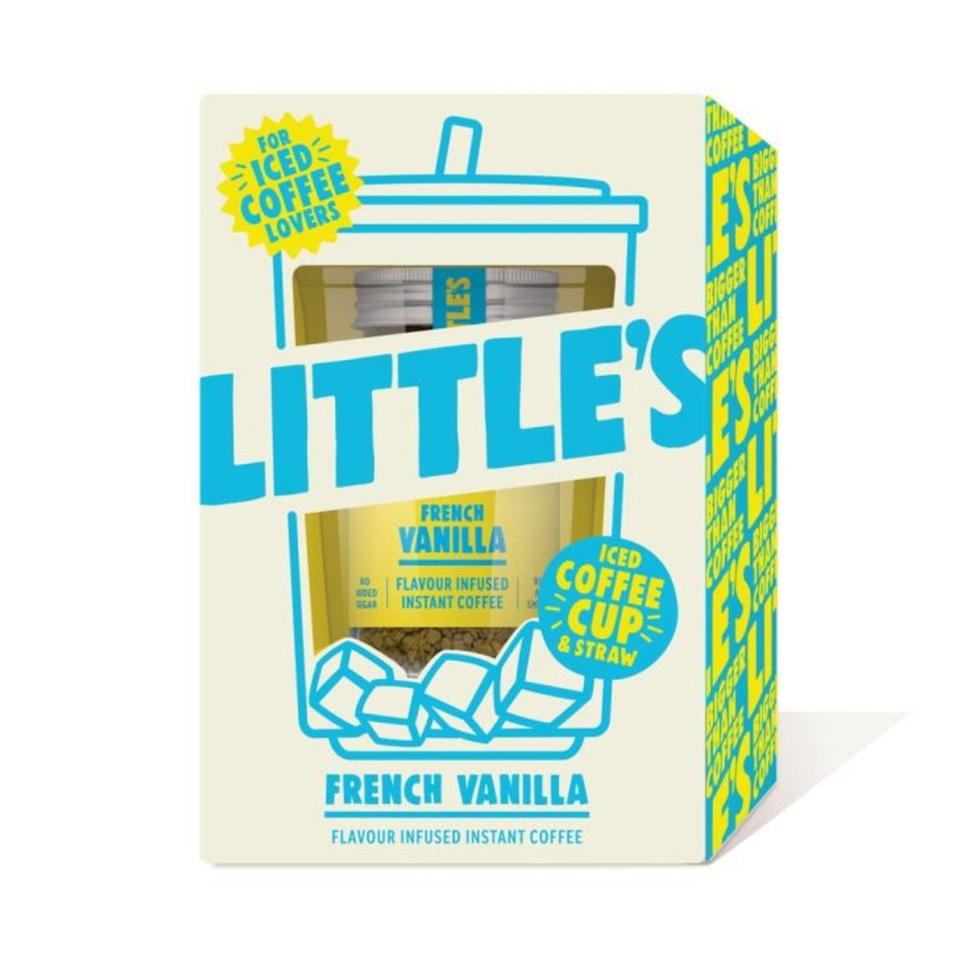 Little's Iced Coffee Cup Set French Vanilla Instant Coffee Gift Pack 500g
