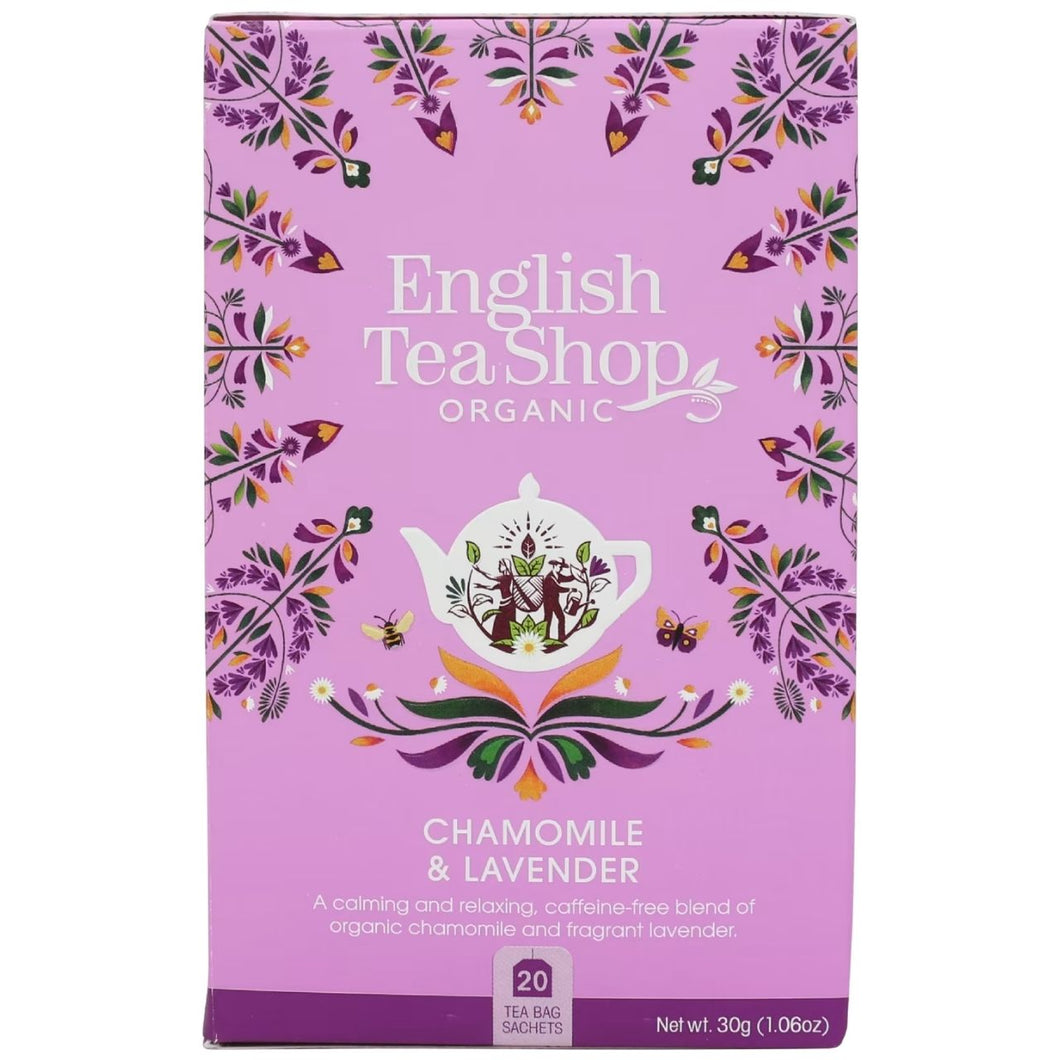 English Tea Shop 20 Chamomile & Lavender Sachets 30g