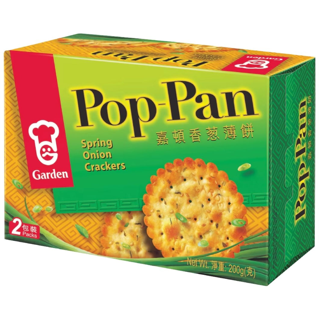 Garden Pop-Pan Spring Onion Crackers 200g