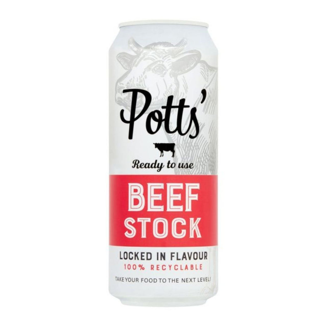 Potts Beef Stock Can 500ml