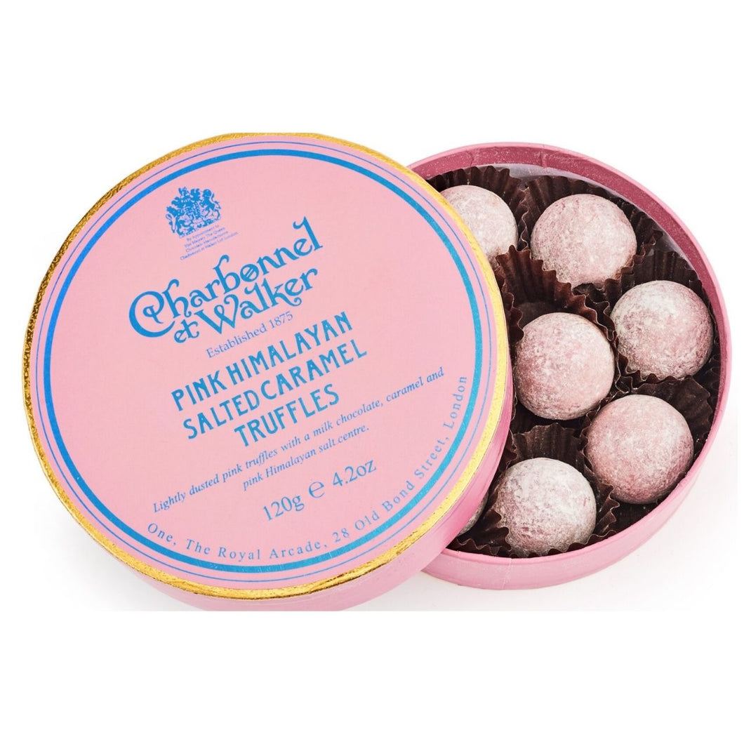 Charbonnel et Walker Pink Himalayan Salted Caramel Chocolate Truffles 120g
